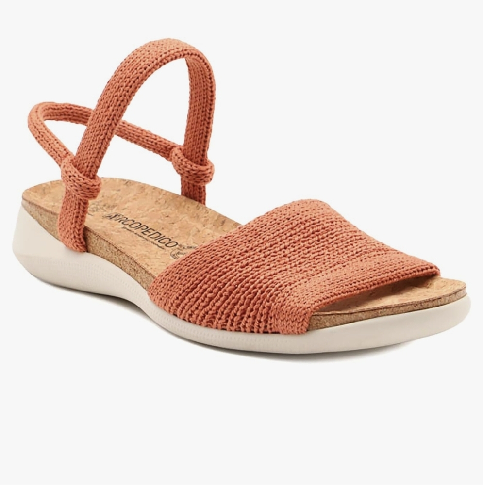 Atenal Sandle By Arcopedico Sz.40/9 Color Brick